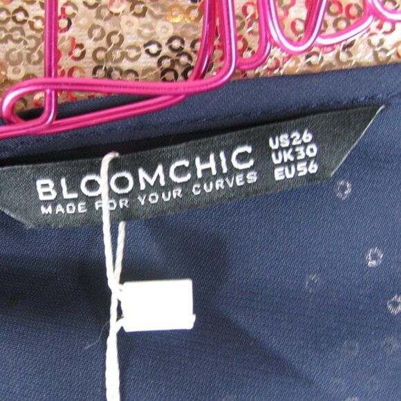 NWT BloomChic navy jumpsuit 26/4X - Picture 8 of 14